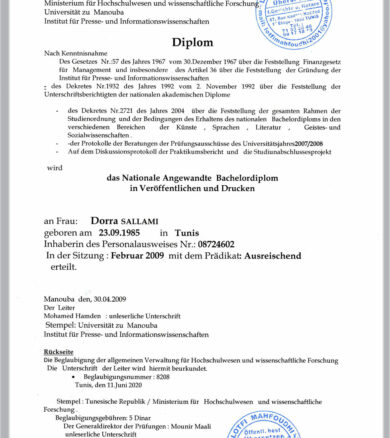 Das Nationale Angewandte Bachelordiplom in Druck und Infografik – Visuelle Kommunikation und Mediengestaltung